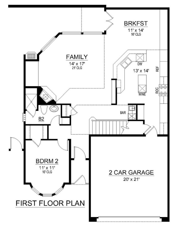 House Plan House Plan #24157 Drawing 1
