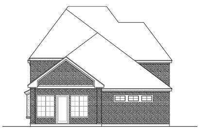 European House Plan #5445-00362 Elevation Photo