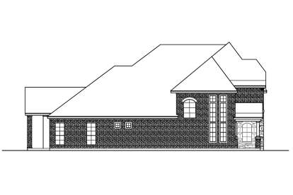 European House Plan #5445-00362 Elevation Photo