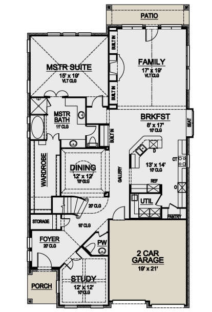 Main Floor for House Plan #5445-00362