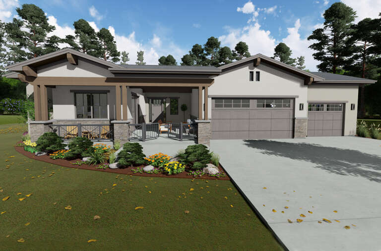 House Plan House Plan #24160 Front Elevation 