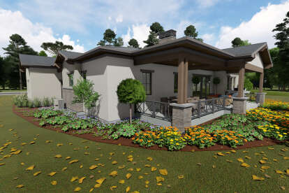 Craftsman House Plan #425-00031 Elevation Photo
