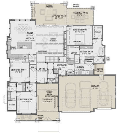 Main Floor for House Plan #425-00031