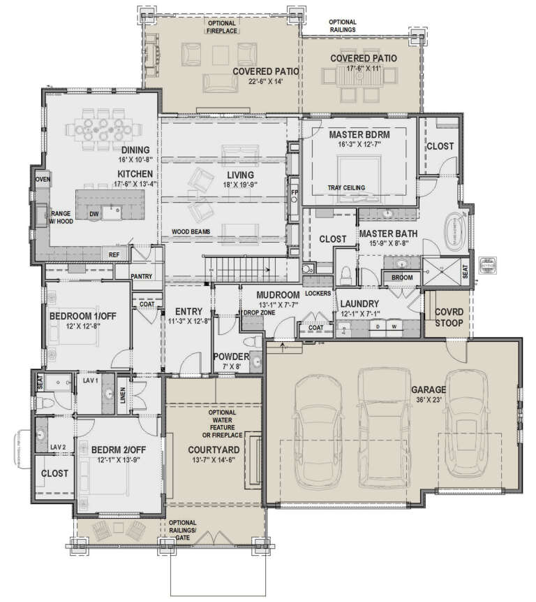 House Plan House Plan #24160 Drawing 1