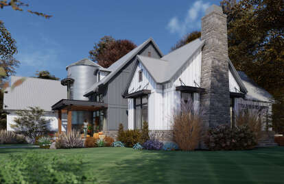 Modern Farmhouse House Plan #9401-00107 Elevation Photo