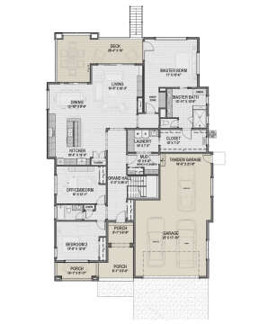 Main Floor for House Plan #425-00032