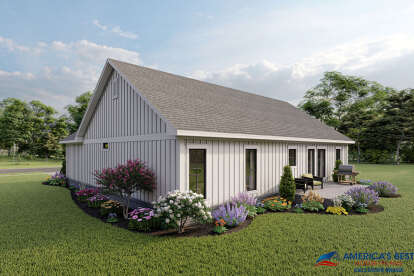 Modern Farmhouse House Plan #041-00211 Elevation Photo