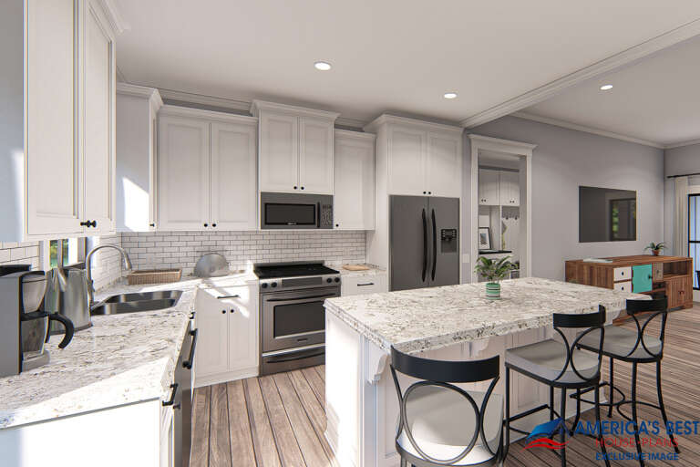 Modern Farmhouse House Plan #041-00211 Additional Photo