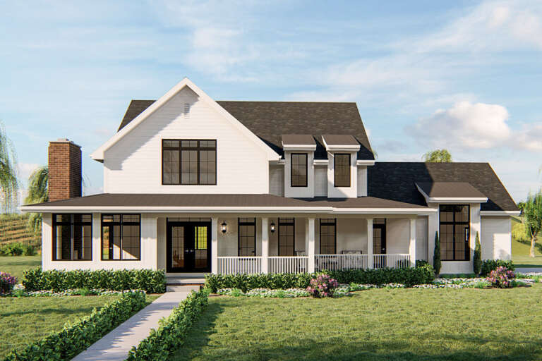 House Plan House Plan #24164 Front Elevation 