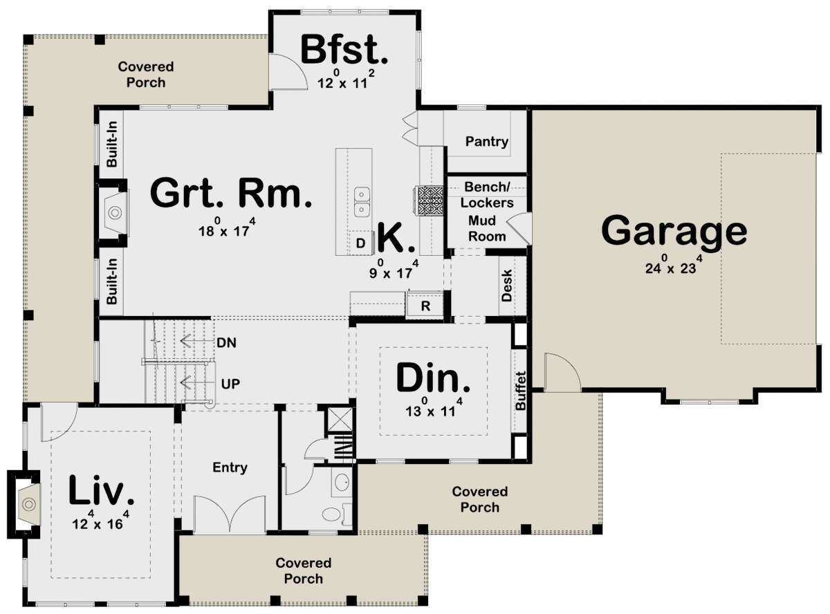 Main Floor for House Plan #963-00390