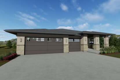 Contemporary House Plan #425-00033 Elevation Photo
