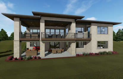 Contemporary House Plan #425-00033 Elevation Photo