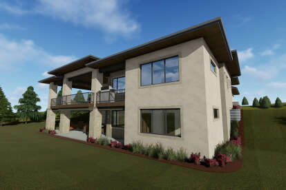 Contemporary House Plan #425-00033 Elevation Photo