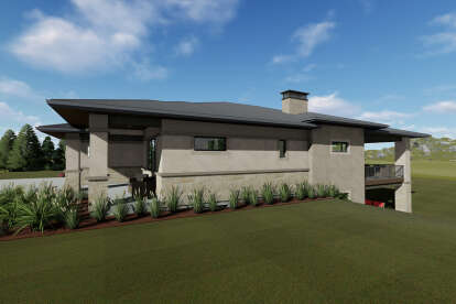 Contemporary House Plan #425-00033 Elevation Photo