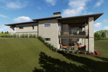 Contemporary House Plan #425-00033 Elevation Photo