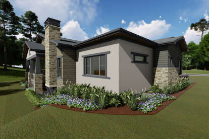 Craftsman House Plan #425-00034 Elevation Photo