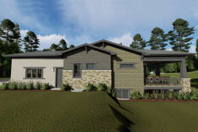Craftsman House Plan #425-00034 Elevation Photo