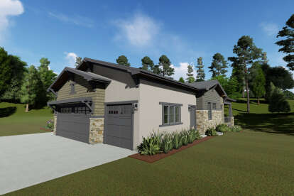 Craftsman House Plan #425-00034 Elevation Photo