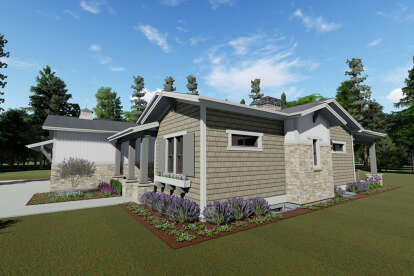 Craftsman House Plan #425-00035 Elevation Photo