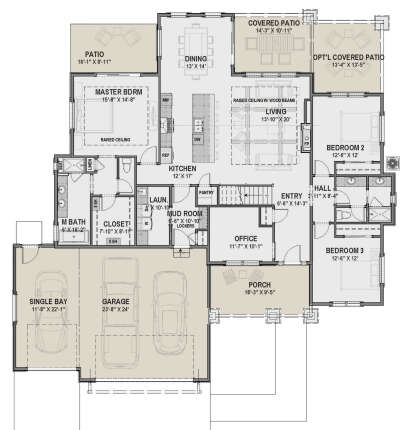 Main Floor for House Plan #425-00035