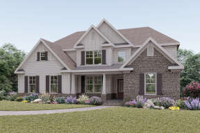 Traditional House Plan #009-00291 Elevation Photo
