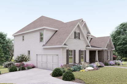 Traditional House Plan #009-00291 Elevation Photo