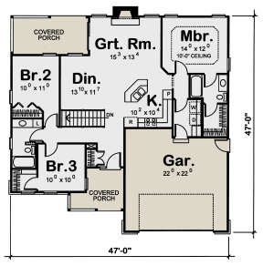 Main Floor for House Plan #402-01630