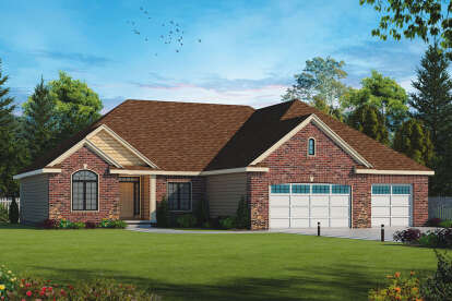 2 Bed, 2 Bath, 2290 Square Foot House Plan - #402-01631