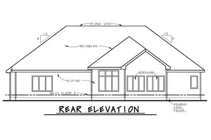 Traditional House Plan #402-01631 Elevation Photo