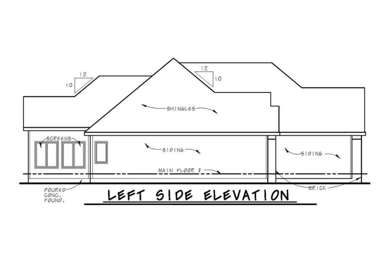 Traditional House Plan #402-01631 Elevation Photo