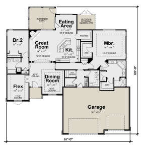 Main Floor for House Plan #402-01631