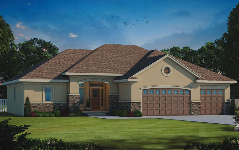 House Plan House Plan #24171 Front Elevation 
