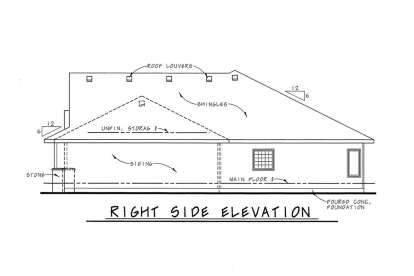 French Country House Plan #402-01634 Elevation Photo