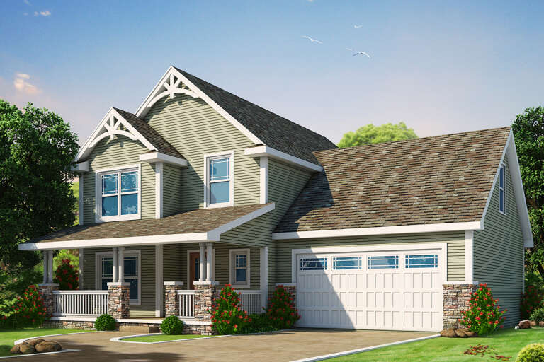 House Plan House Plan #24174 Front Elevation 