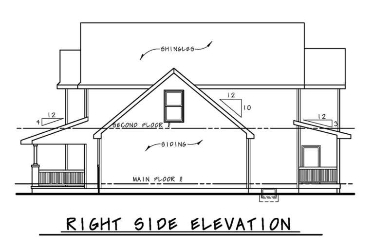 Craftsman House Plan #402-01635 Elevation Photo