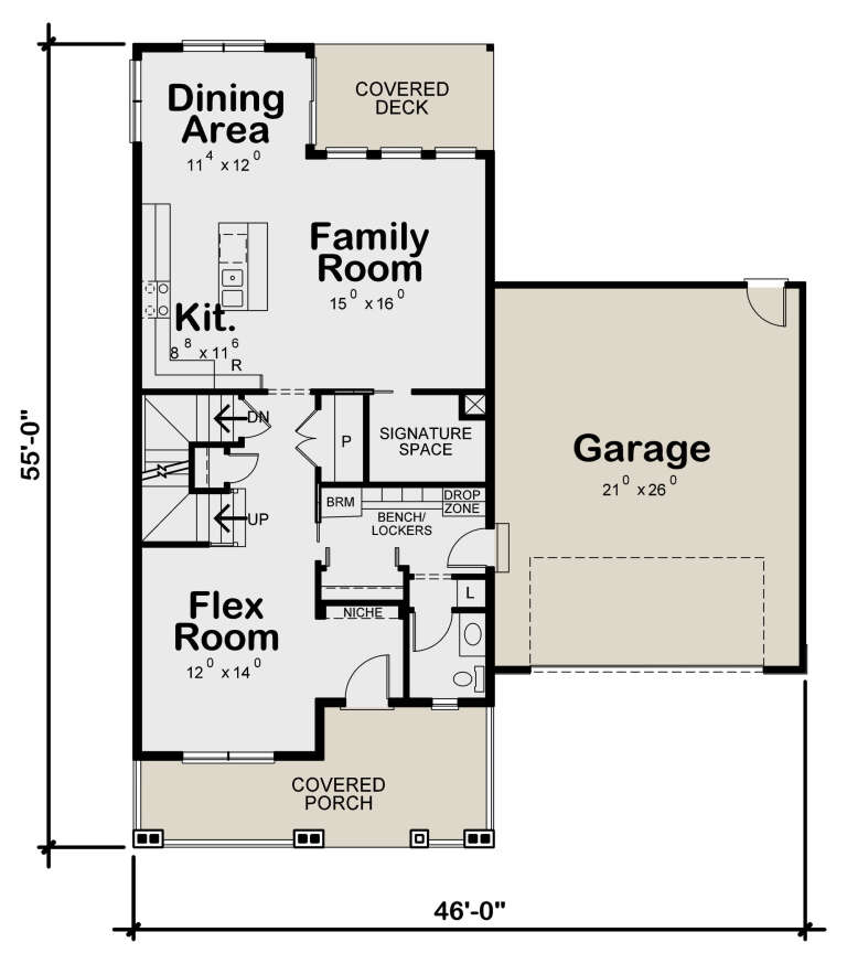 House Plan House Plan #24174 Drawing 1