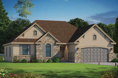 House Plan House Plan #24175 Front Elevation 