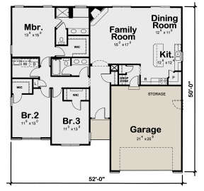 Main Floor for House Plan #402-01636