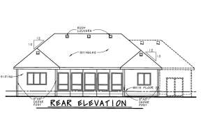 Ranch House Plan #402-01637 Elevation Photo