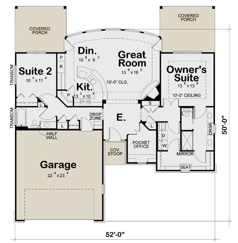 House Plan House Plan #24176 Drawing 1