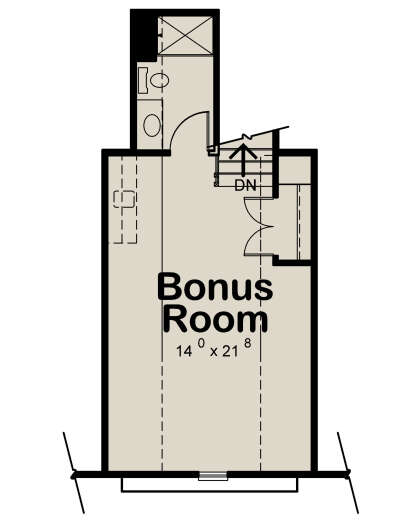 Bonus Room for House Plan #402-01638