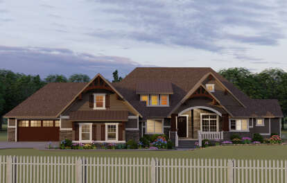 Craftsman House Plan #5032-00002 Elevation Photo