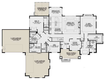 Main Floor for House Plan #5032-00002