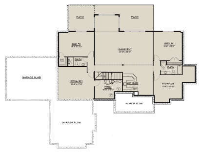 Basement for House Plan #5032-00002