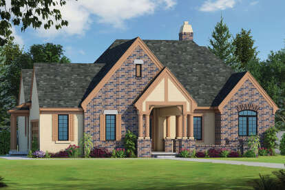 French Country House Plan #402-01640 Elevation Photo