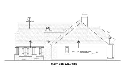 French Country House Plan #402-01640 Elevation Photo