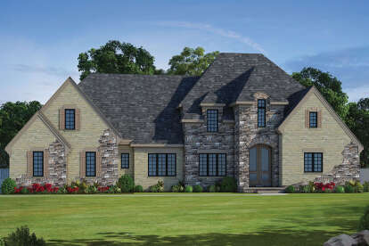 French Country House Plan #402-01641 Elevation Photo