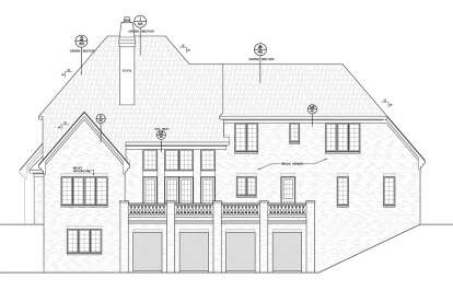 French Country House Plan #402-01641 Elevation Photo