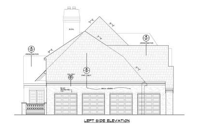 French Country House Plan #402-01641 Elevation Photo