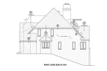 French Country House Plan #402-01641 Elevation Photo